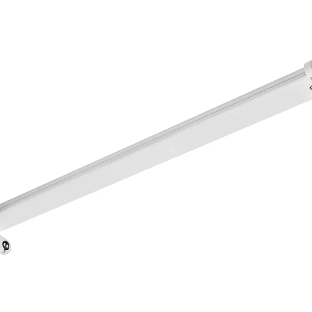 Cветильник накладной OSL SLIM-2x150см для открытой лампы T8 LED, G13, IP20, 220В, одностороннее питание, белый корпус GTV OS-OSL2150S-00
