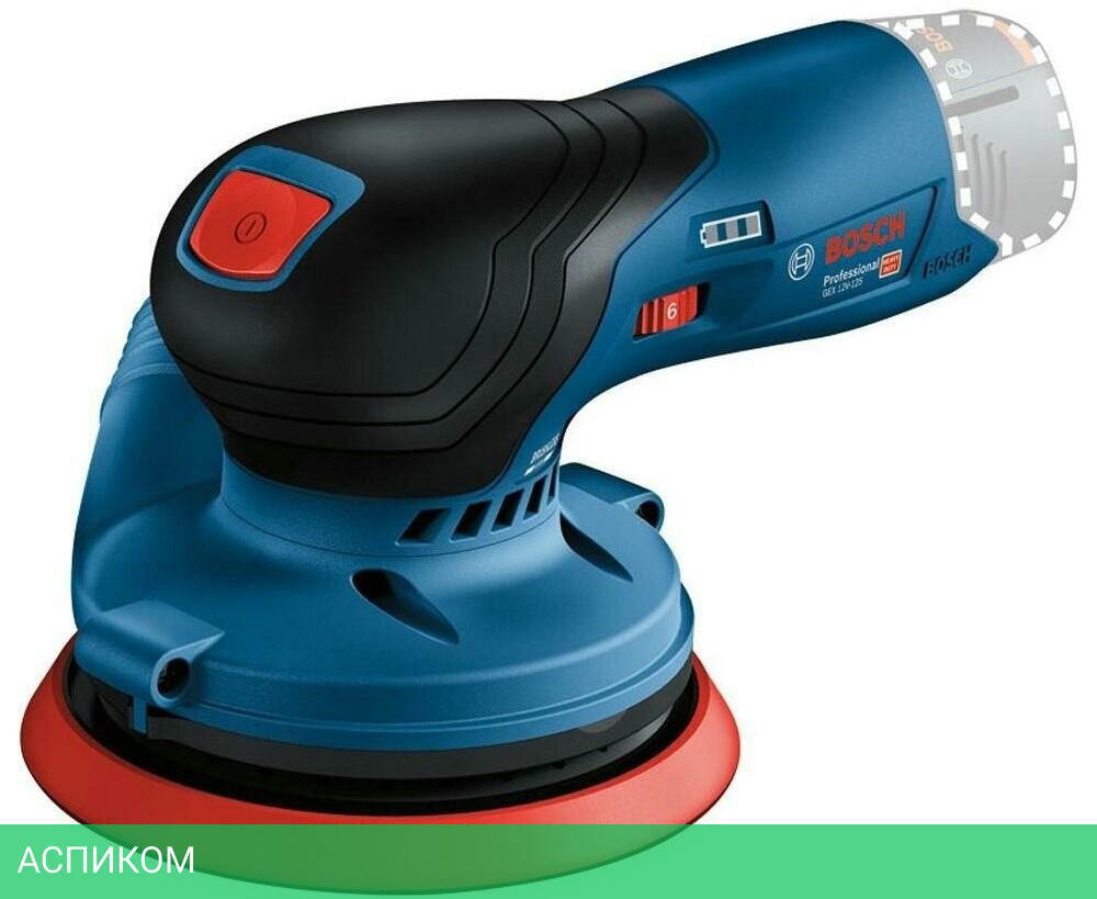 Эксцентриковая шлифмашина Bosch GEX 12V-125 без АКБ (0601372101)