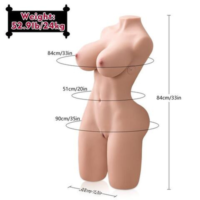 Мастурбатор-торс Erica с функцией пенетрации (Цвет: телесный)