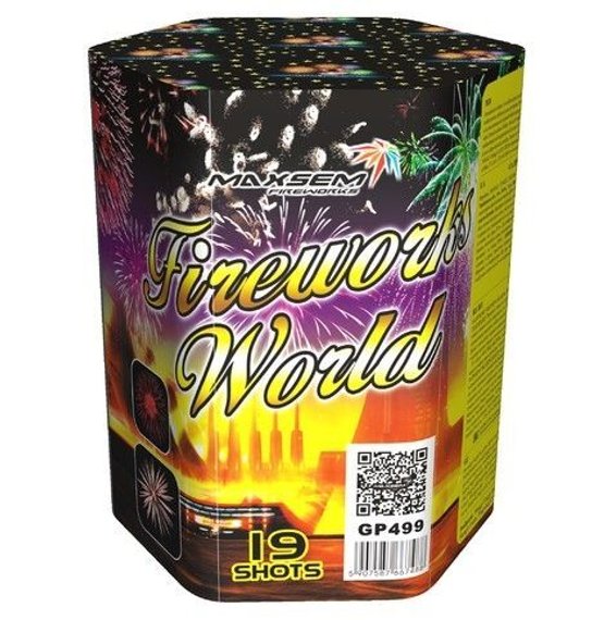 Батарея салютов FIREWORKS WORLD (19/1,2) GP499