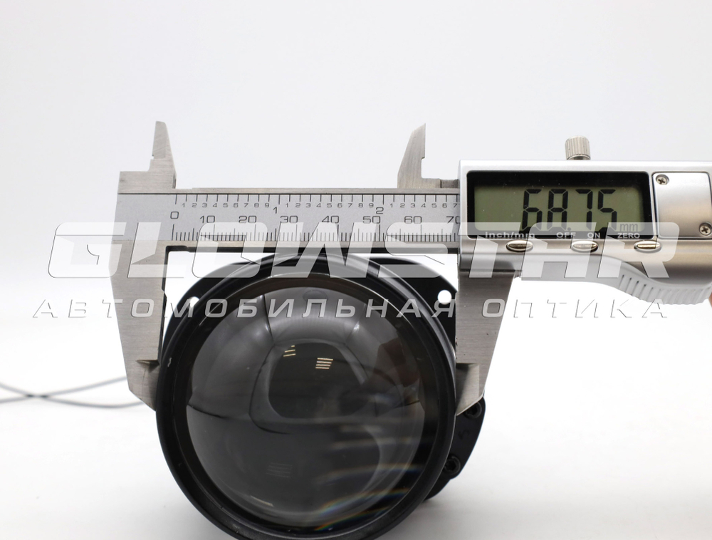 Билед модули Aozoom A5+ 2025 2.5 дюйма, 2 чипа, 5500K, 12V, 59W/52W, съемное гаечное крепление (комплект, 2шт)