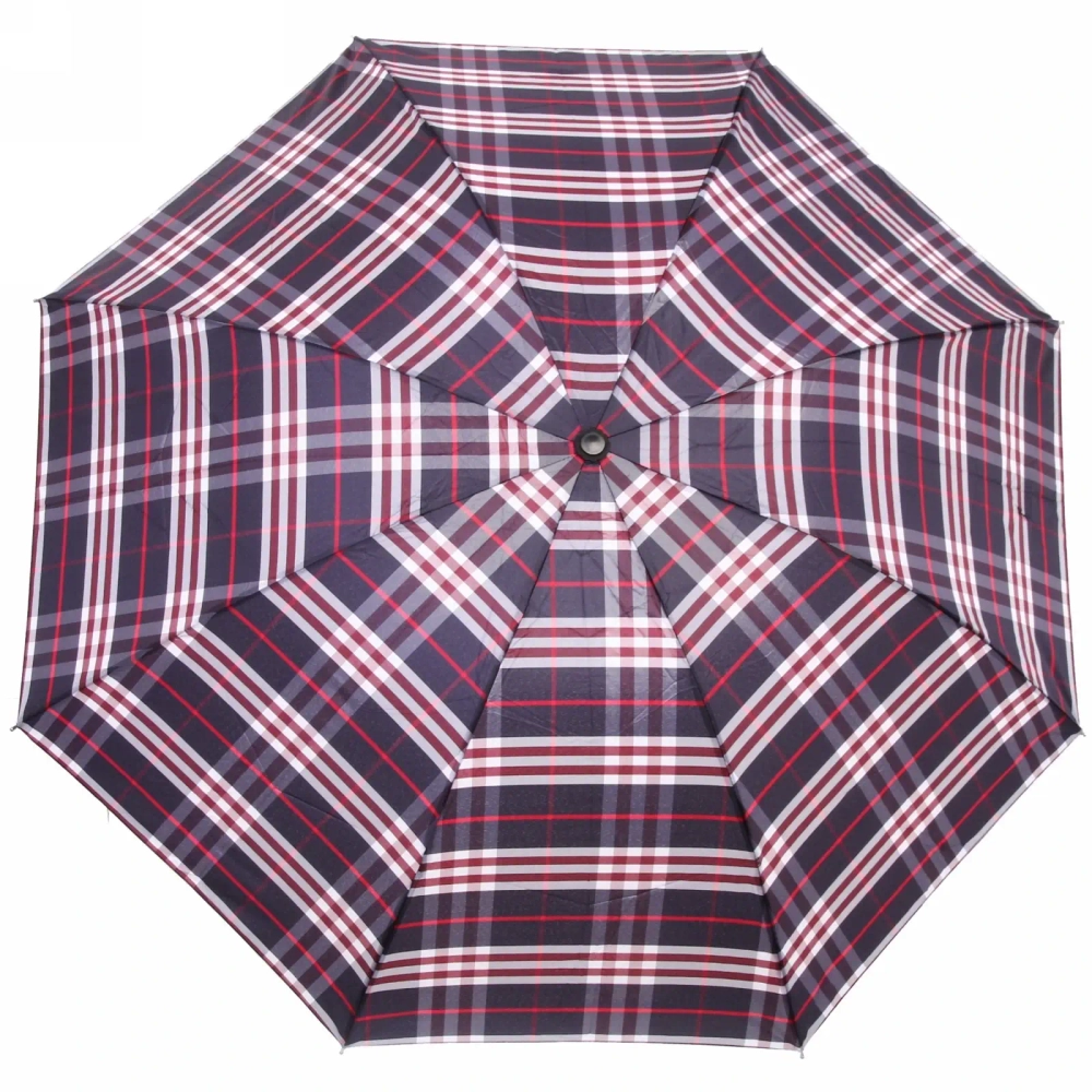Зонт женский механический «Классическая клетка» d-100см, в, длина в слож. виде 24см