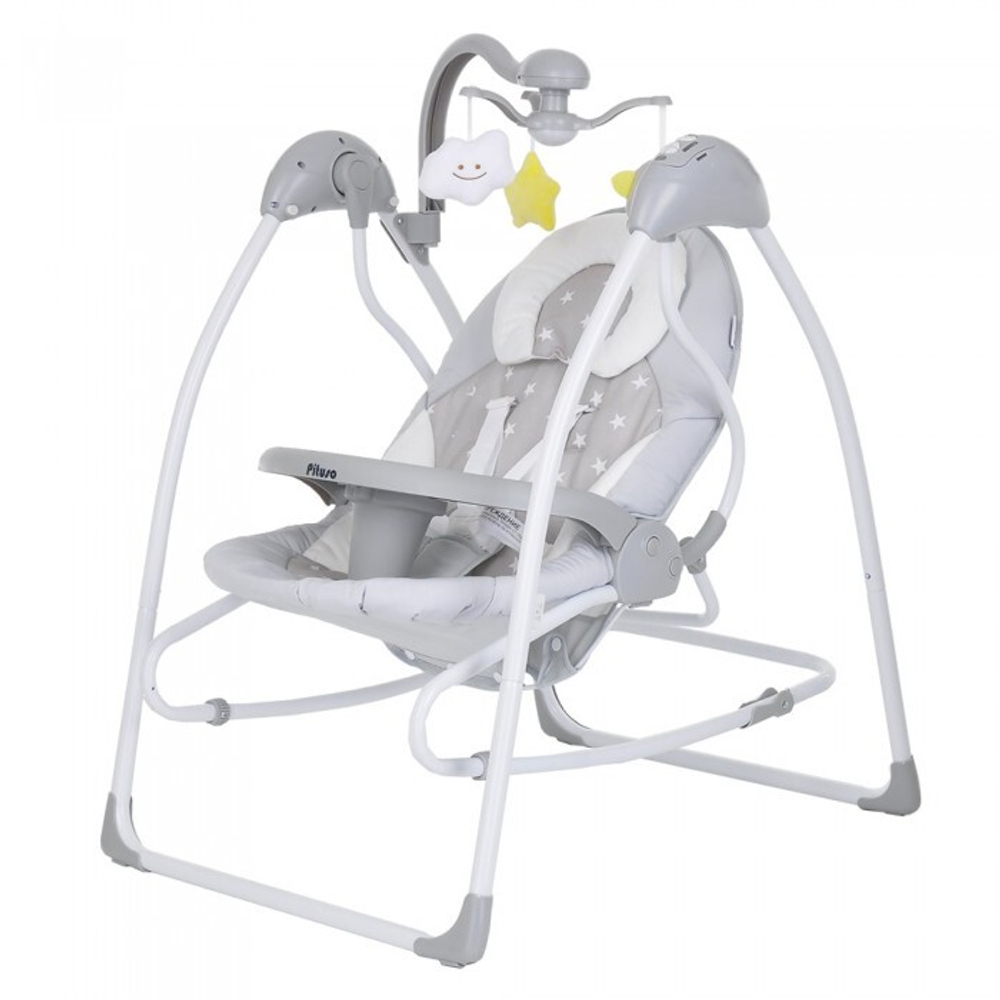 PITUSO электрокачели 2 в1 Bolero Grey/Серый,74*59*79см