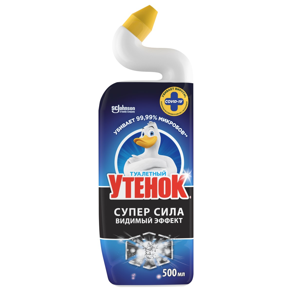 Туалетный утенок 500мл. Ср-во чист. д/унит. 5 в 1 Видимый Эффект