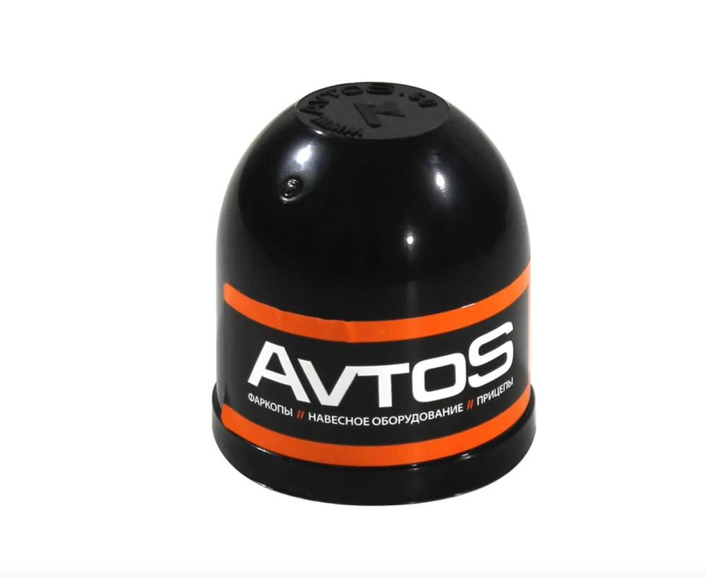 Колпачок на шар фаркопа с логотипом Avtos, пластик, черный
