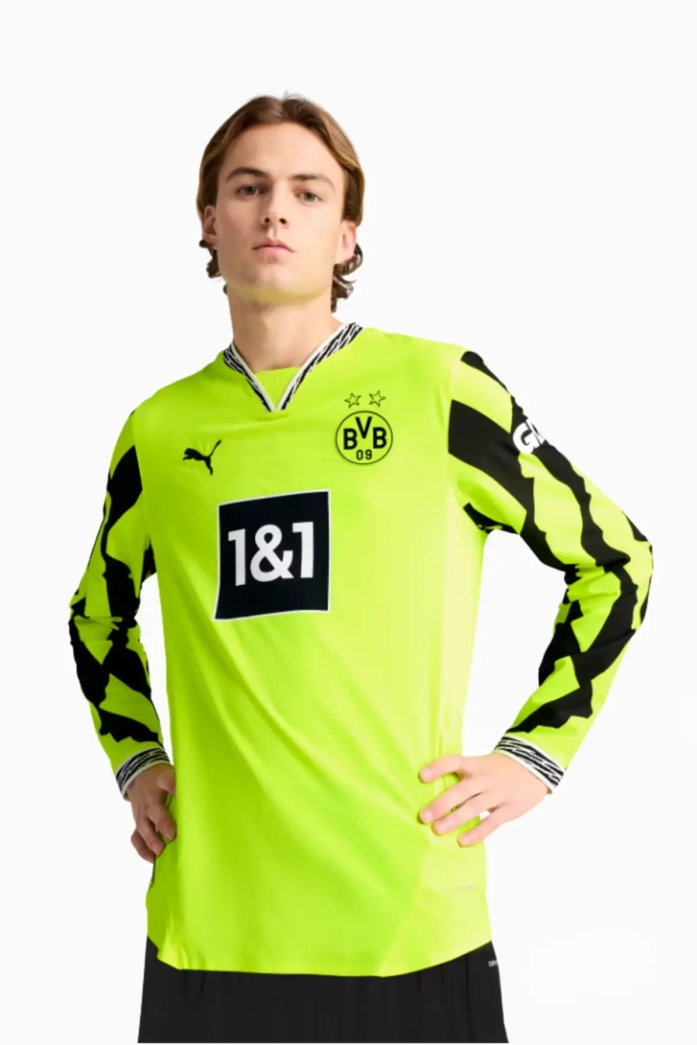 Футболка Puma Borussia Dortmund 24/25 Home Anniversary Authentic LS - желтый