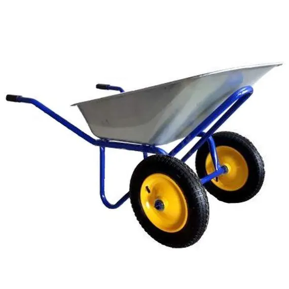 Тачка садовая строительная "КОРОНА" 2-х колесная (100 л, 200 кг)