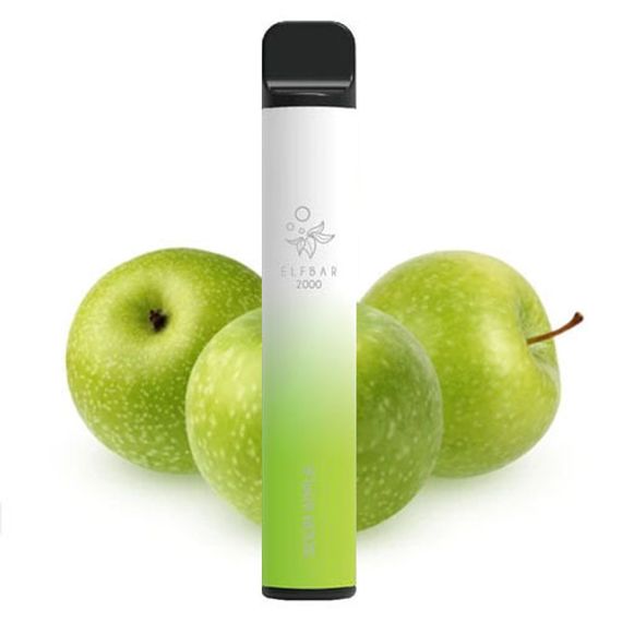 Elf Bar - Sour Apple (1500, 5% nic)