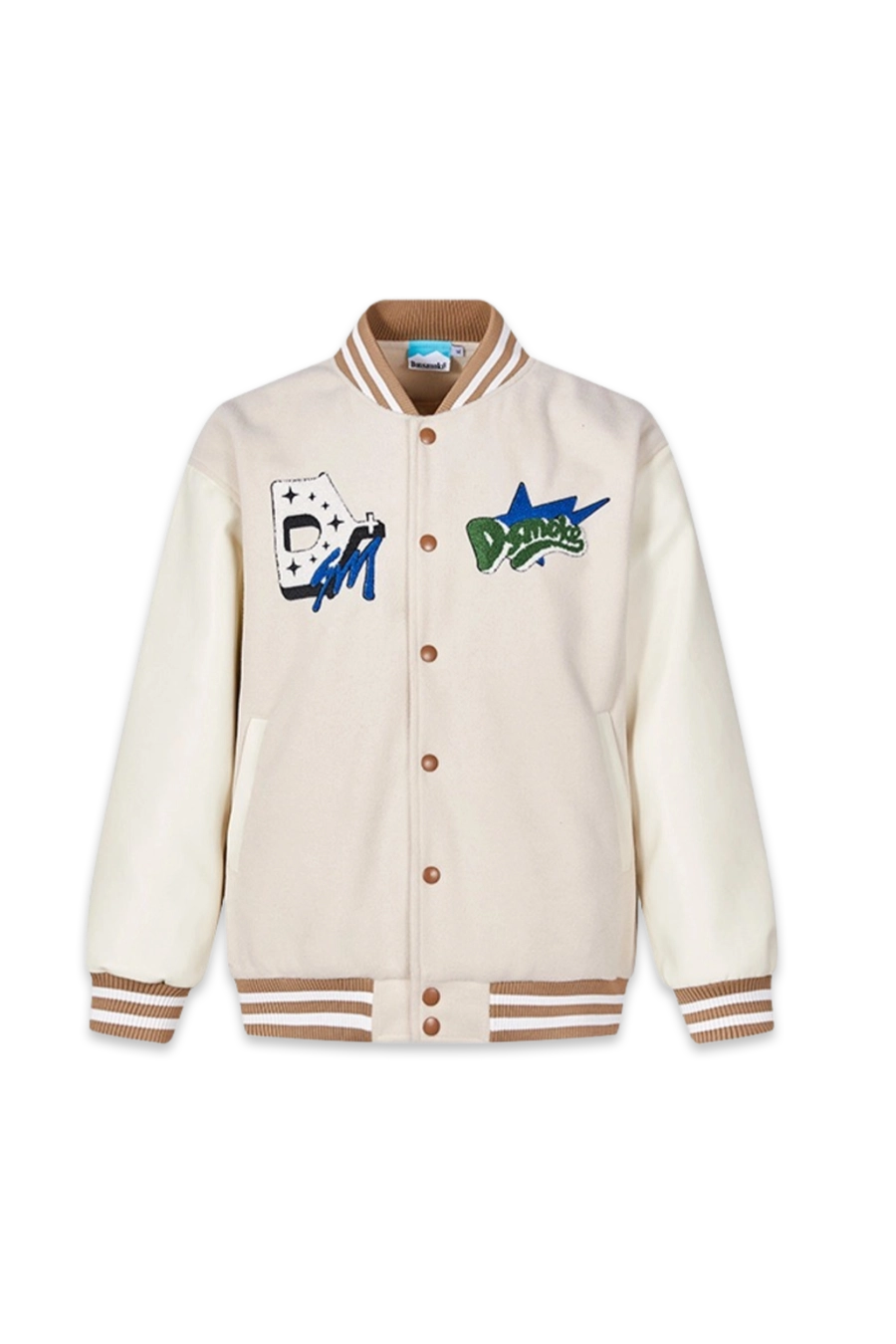 [FROM MOSCOW] Бомбер DONSMOKE "Retro Church Logo" Varsity Jacket