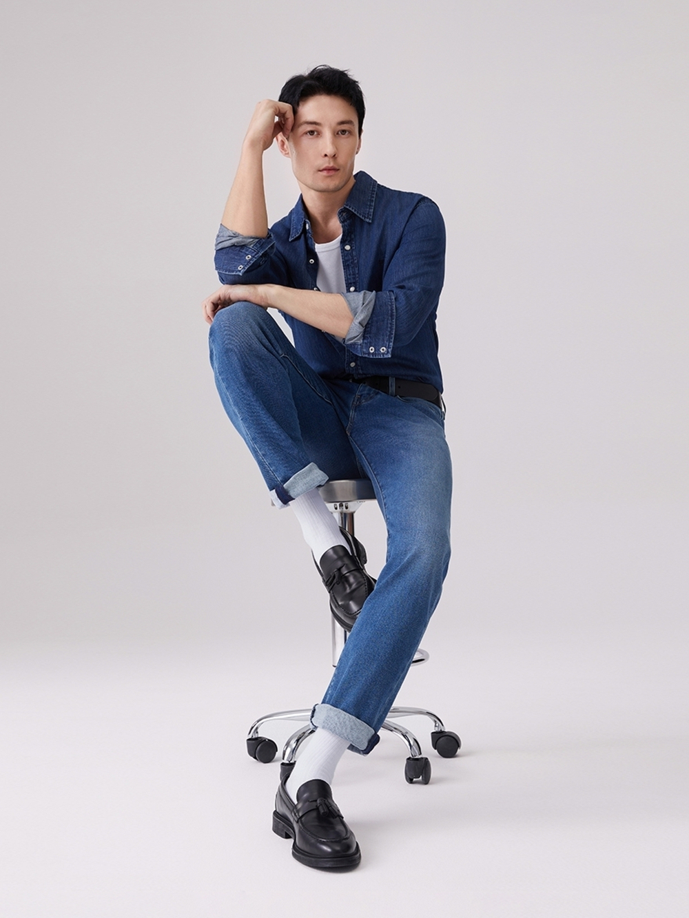 Мужские классические джинсы Levi's 502 Taper 29507-1587, Утепленные