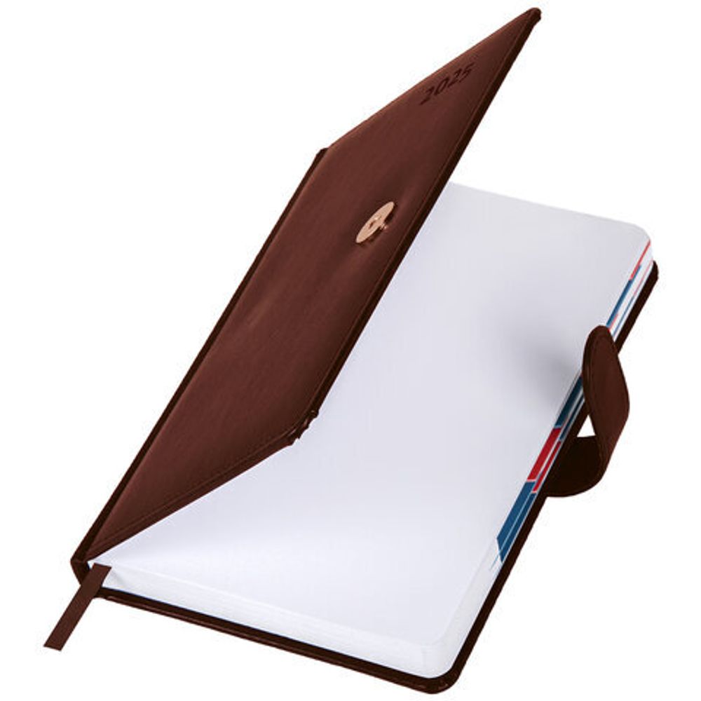 Ежедневник датированный 2025 А5 148х218 мм GALANT "Ritter", под кожу, коричневый, 115715