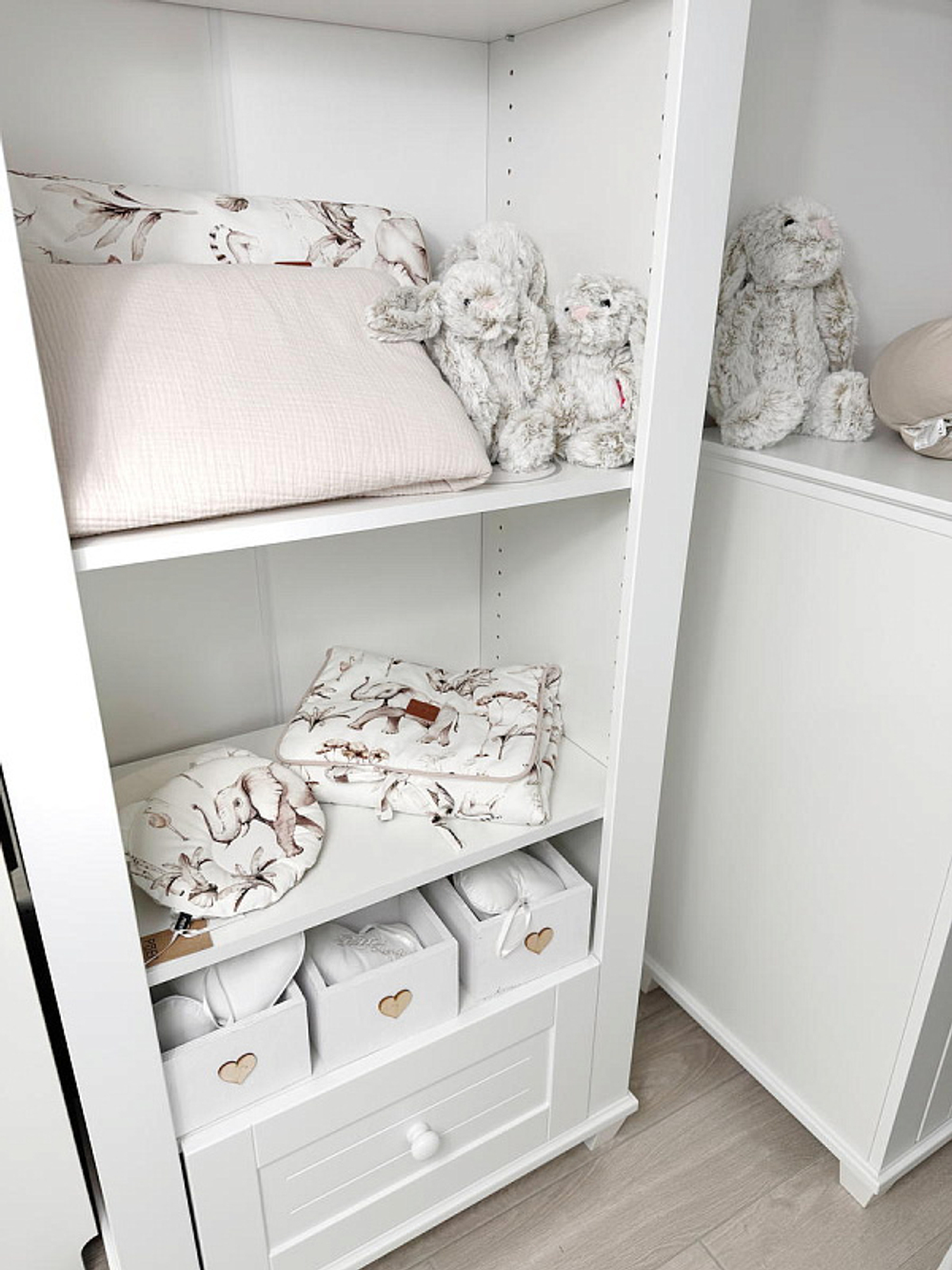 Комплект постельного белья Lepre New Savannah 6 предметов 125х65 см белый/песочный