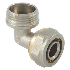 Обжимной угольник переходной наружная резьба Altstream ALT 26 x 3/4*