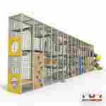 Плоский игровой комплекс «Маршрут Чемпионов», 22×3,5×5 м