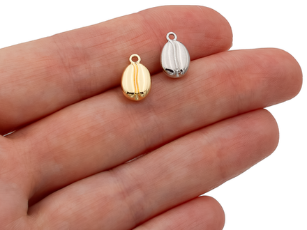 Подвеска "Зернышко кофе", 11мм