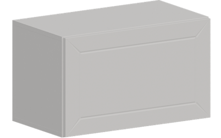 Кухня Модуль ШВГ 600 Графит / Белый