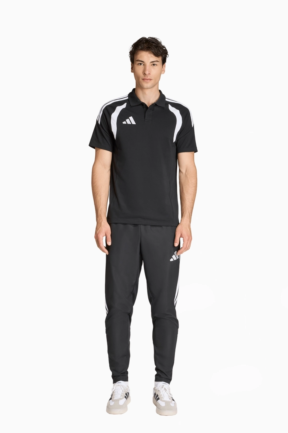 Футболка adidas Tiro 26 Polo - черный