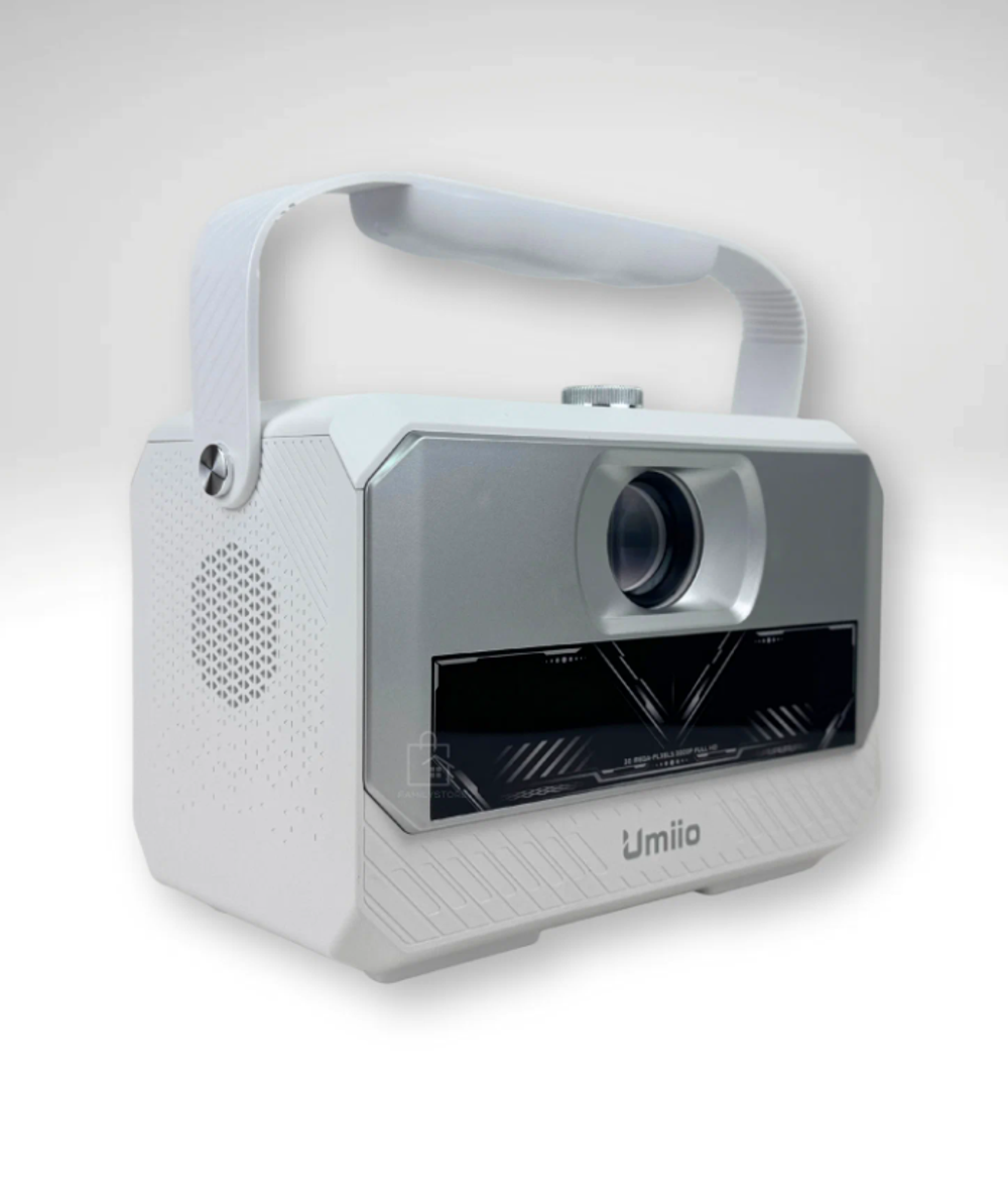 Проектор c караоке и 2 микрофонами Umiio Q6 Max, для домашнего кинотеатра, HDR, 1920 x 1080, Wi-Fi, Bluetooth