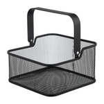 Корзина для хранения ferrant, 20х20х11,5 см, черная