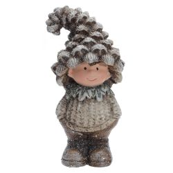 GAEM Фигурка декоративная "Мальчик/ Девочка", L6 W5,5 H14 см, 2в.