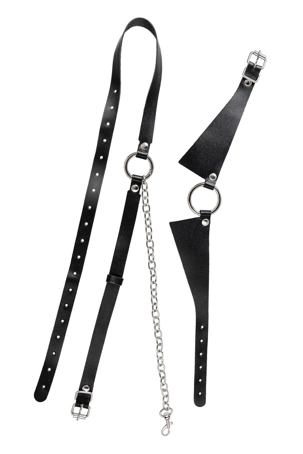 Портупея-чокер-ошейник Pecado чёрная