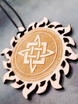 Кулон Квадрат Сварога