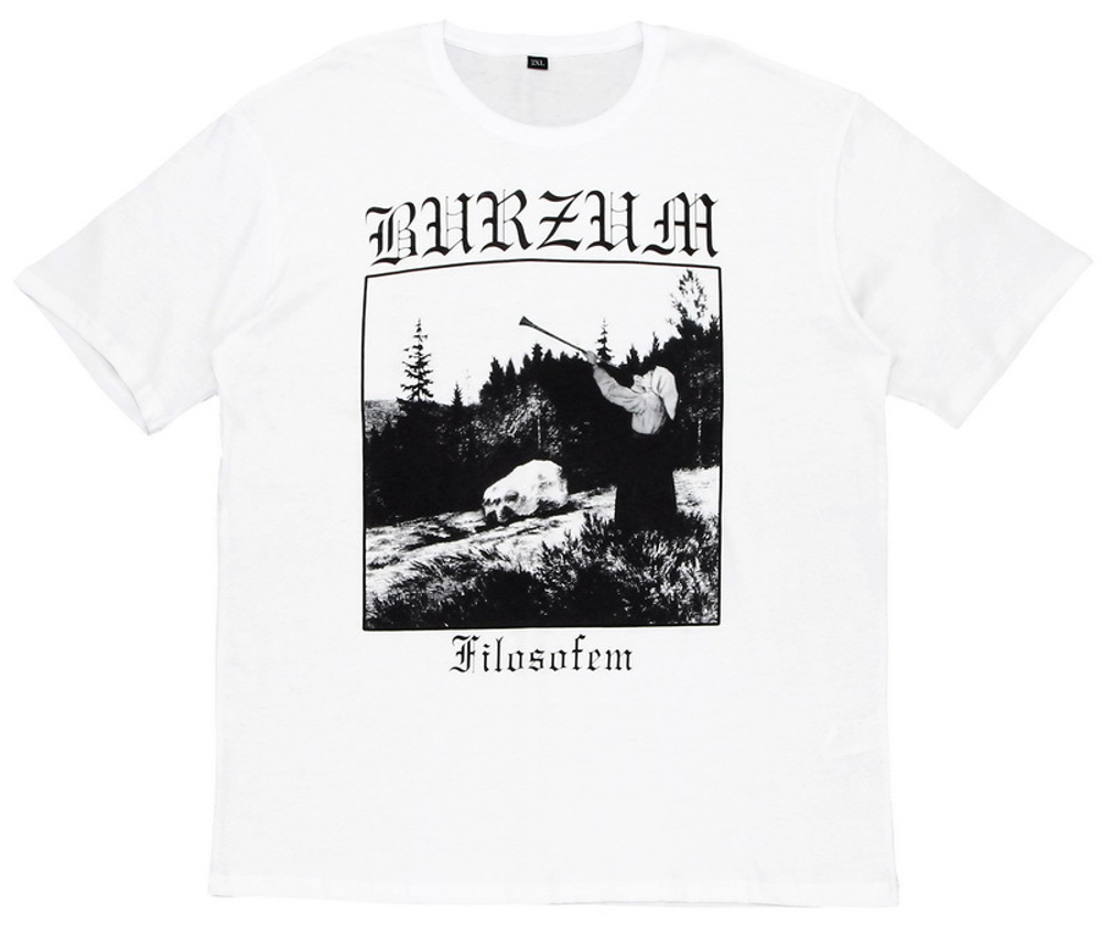 Футболка Burzum Filosofem белая (808)