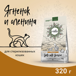 Сухой корм CRAFTIA HARMONA для стерилизованных кошек из ягненка с олениной 320 г