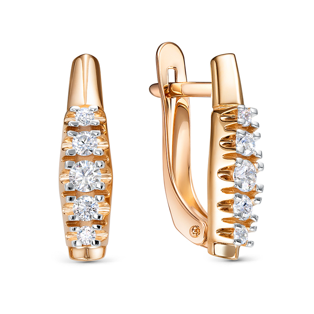 Серьги из золота 585 пробы
