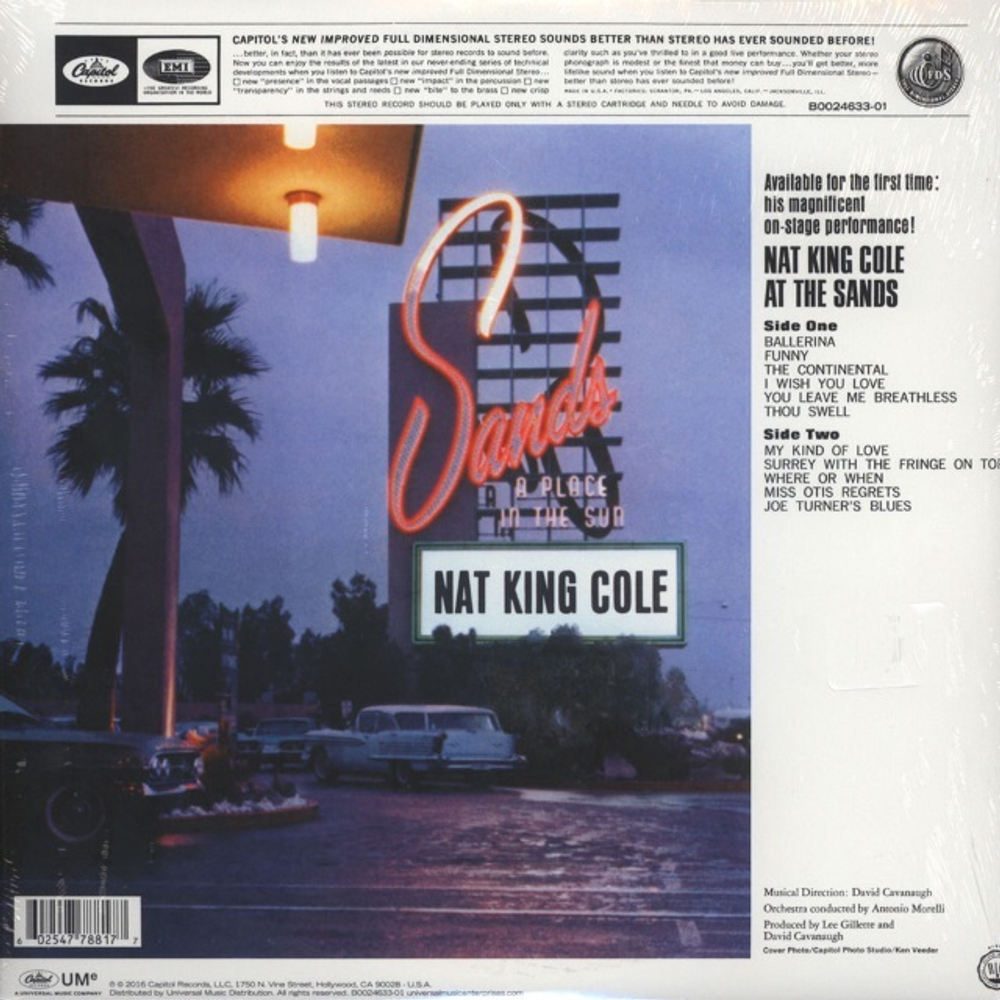 Nat King Cole / At The Sands (LP)