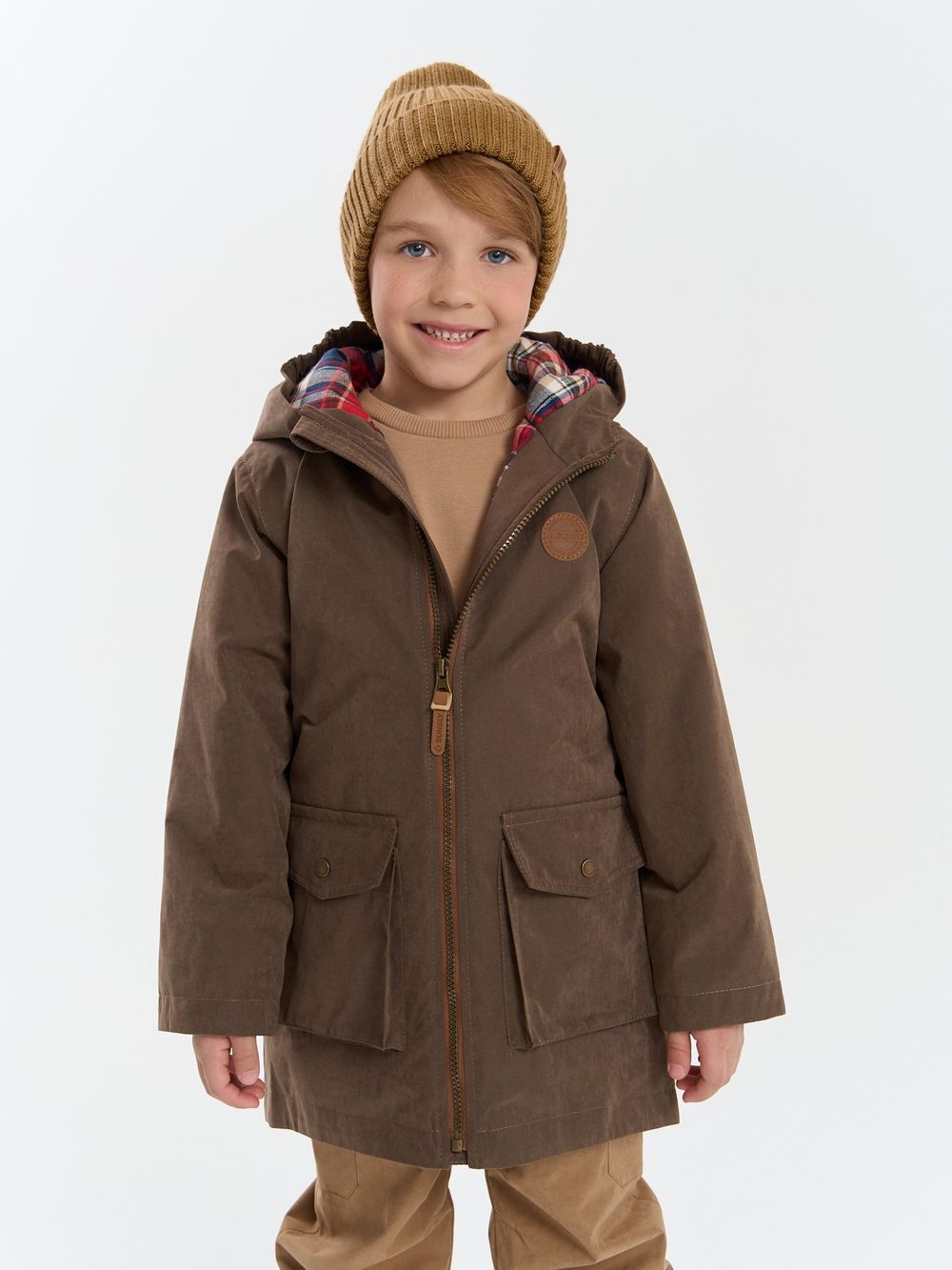 Парка демисезонная "Кофе"