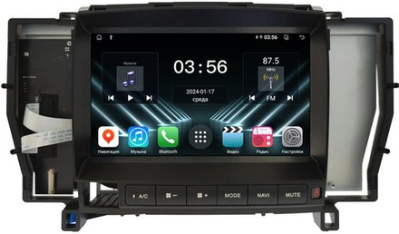Магнитола для Toyota Crown / Crown Majesta S180 2004-2008 - FarCar 9668 на Android 13 и 9" IPS экран