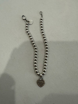 Браслет Tiffany&Co Blue Heart Tag Bead Bracelet