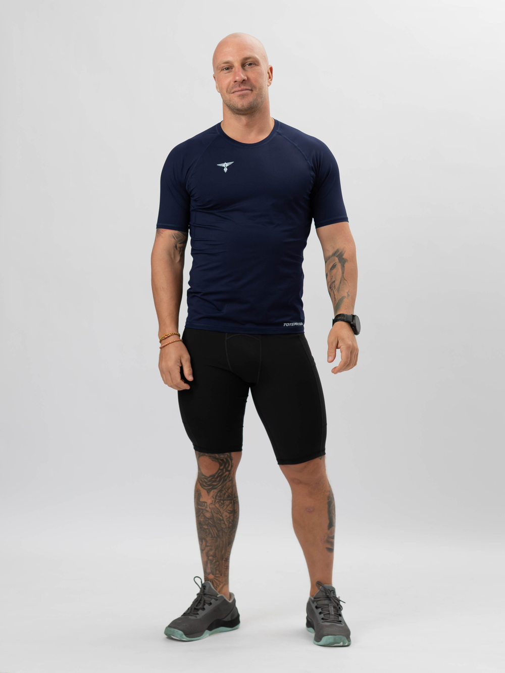 Спортивная футболка DRI FIT реглан TOTEMIC CLO синий