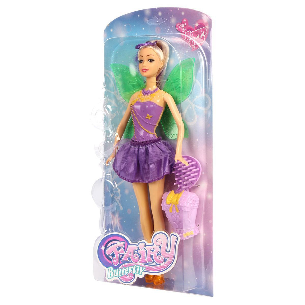 Кукла тип Модница с крыльями 36см, блистер 0027