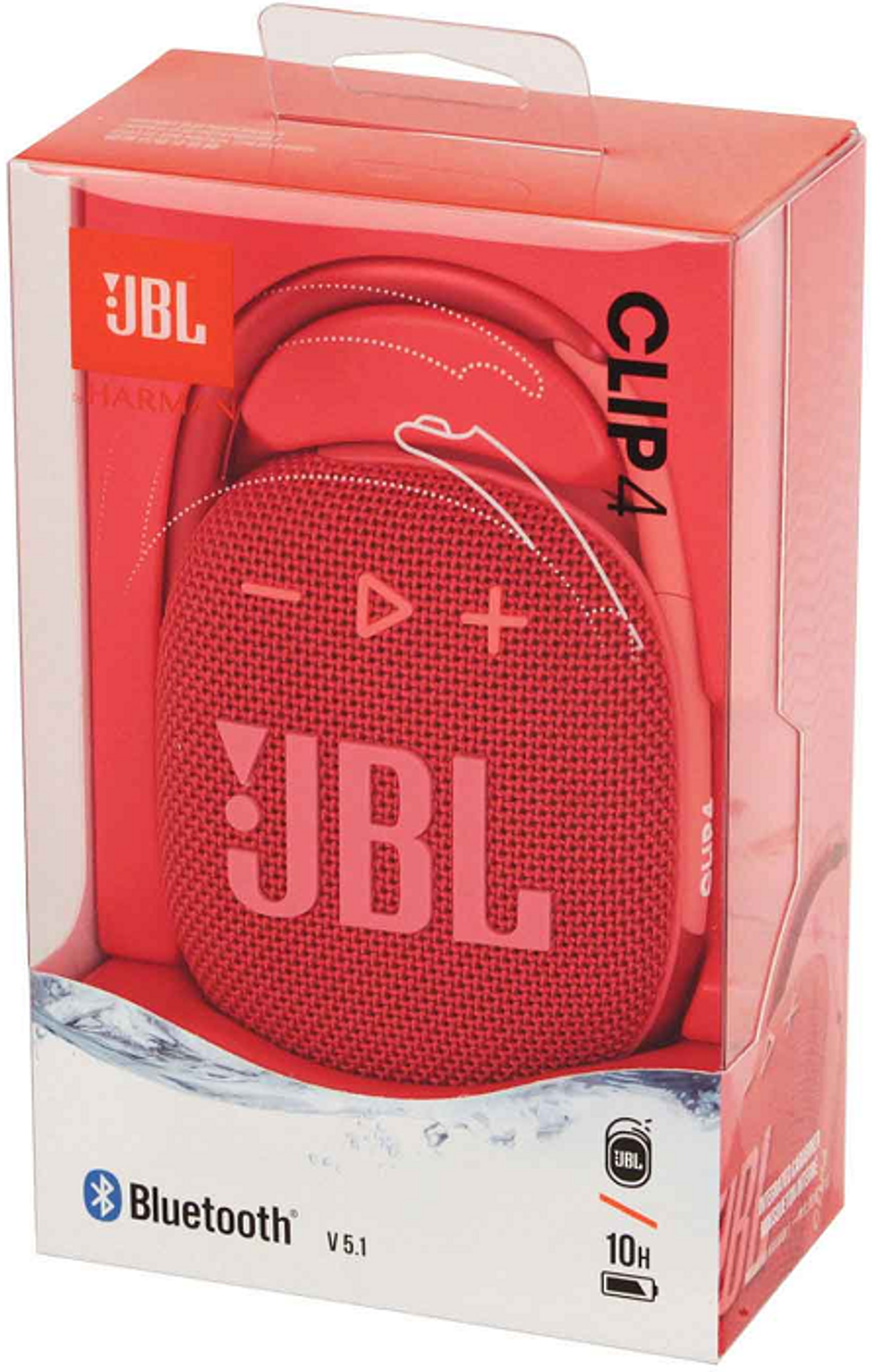 Портативная акустика 1.0 JBL Clip 4