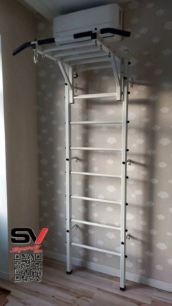 Монтаж шведской стенки Sv Sport в бетонные, кирпичные стены