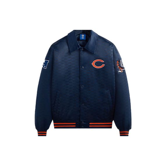 KITH x NFL FW23 Bears Satin Bomber Jacket LOGO