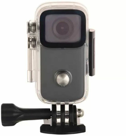 Экшн камера SJCam C200 черная с креплением, цифровым стабилизатором, водонепроницаемая 4K Ultra HD на шлем, голову, грудь, велосипед