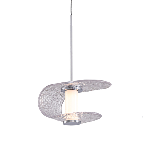 Подвесной светильник MD24020901-1A chrome/clear