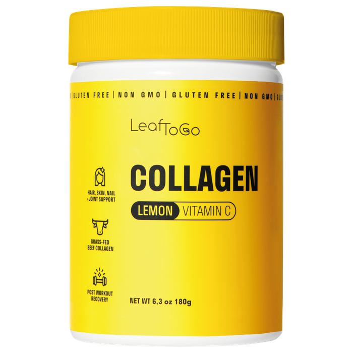 Коллаген &quot;Лимон&quot;, Collagen lemon, Leaf To Go, 180 г
