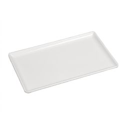 Блюдо 26,5*16,3*1,7 см прямоуг. с бортом White пластик меламин P.L. Proff Cuisine