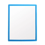 Зеркало настольное в пластиковой оправе «Классика» прямоугольник, подвесное 9,5*7см (Стикер на минивложение)