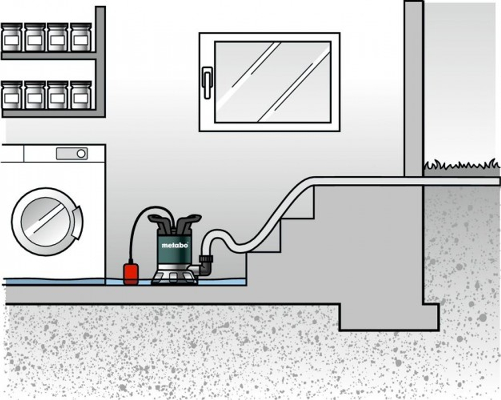 Насос дренажный METABO TP 7500 SI 0250750013