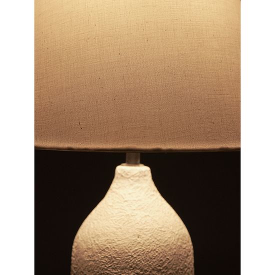 Светильник настольный sustainable collection, D30х55 см, черный/белый