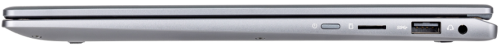 Ноутбук  HIPER Slim 13.3 ", Core i5, 8 Гб RAM, 256 Гб SSD, Iris Xe Graphics, Серый