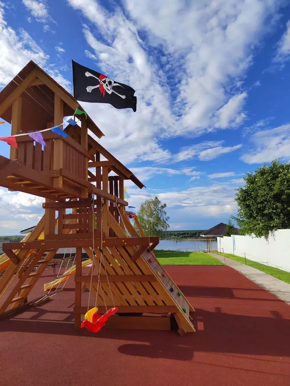 Деревянный игровой комплекс Савушка Lux - 11