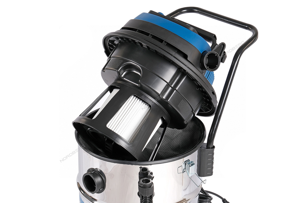 NORDBERG (NV82) Пылесос двухтурбинный 80л 2400 Вт