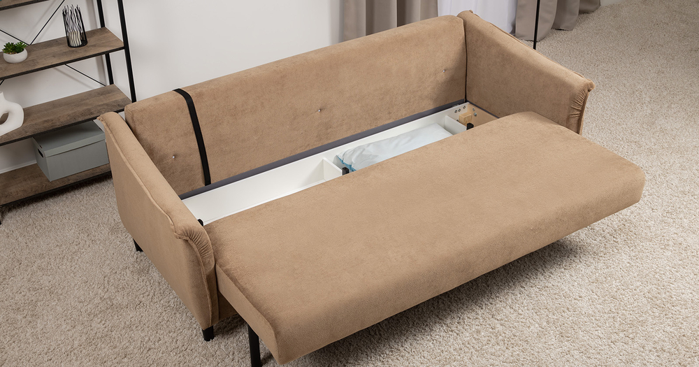 Берта диван-кровать (коричневый)