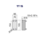 Теплообменник паяный ТТ15-18H-3,0